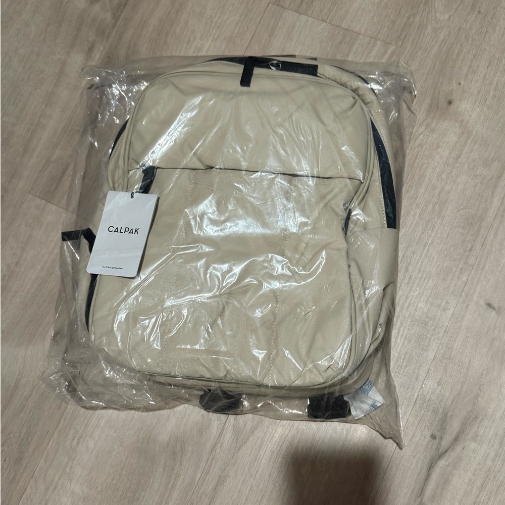 Calpak Backpack in Oatmeal